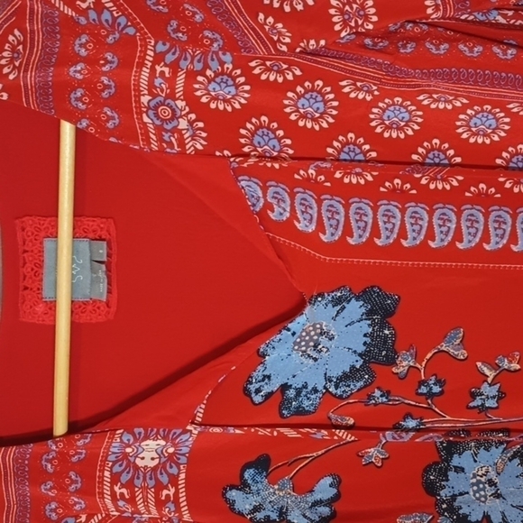 Anthropologie Vanessa Virginia boho top 0 - Picture 4 of 7